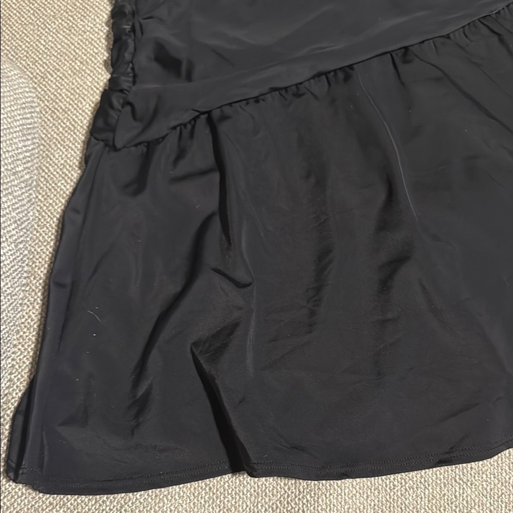 Black NWOT D & Co 20W Black Swim Dress - Picture 4 of 10